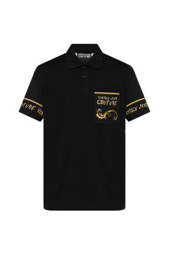 Polo With Logo - Versace Jeans Couture - Modalova