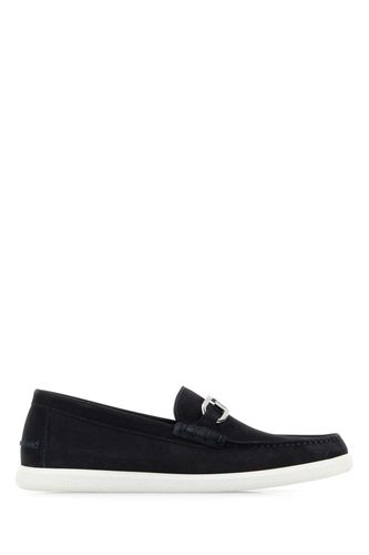 Midnight Blue Suede O Lock Light Loafers - Fendi - Modalova