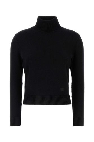 Balenciaga Black Wool Blend Sweater - Balenciaga - Modalova