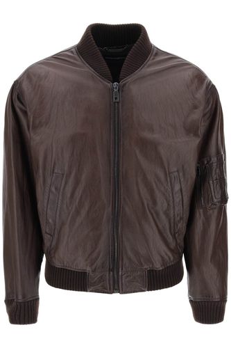 Dolce & Gabbana Nappa Bomber Jacket - Dolce & Gabbana - Modalova