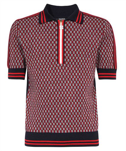 Balmain Knitted Wool Polo Shirt - Balmain - Modalova