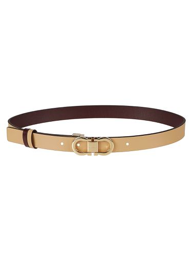 Double Gancini Buckled Belt - Ferragamo - Modalova