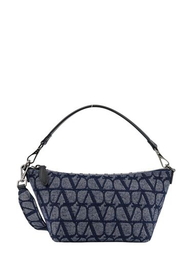 All-over Logo Motif Denim Shoulder Bag - Valentino Garavani - Modalova