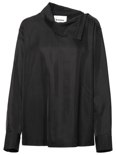 Jil Sander Black Viscose Shirt - Jil Sander - Modalova