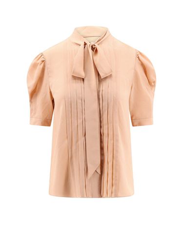 Tied-neck Puff Sleeved Blouse - Chloé - Modalova