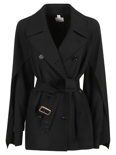 Belted Double-breasted Jacket - Burberry - Modalova