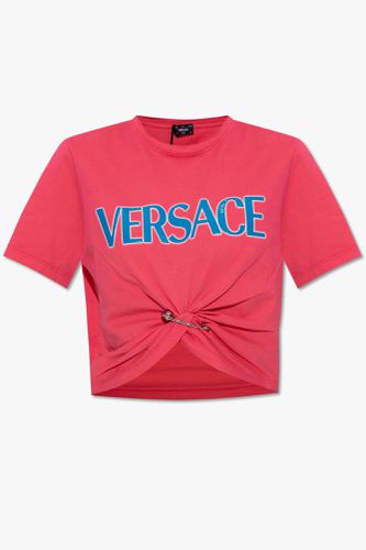 Versace Cropped T-shirt - Versace - Modalova