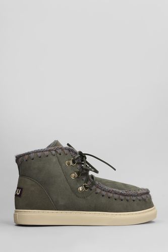 Sneaker Lace Up Sneakers In Suede - Mou - Modalova