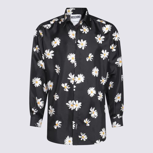 Moschino Black Silk Shirt - Moschino - Modalova