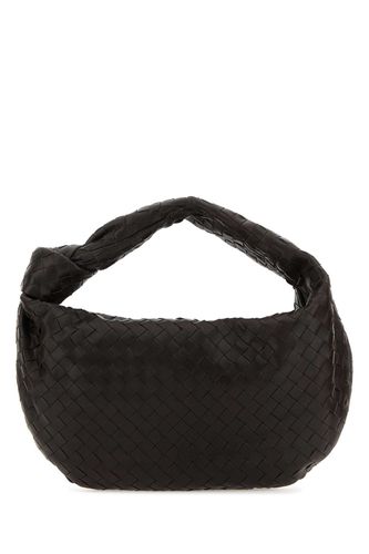 Dark Brown Nappa Leather Small Jodie Handbag - Bottega Veneta - Modalova