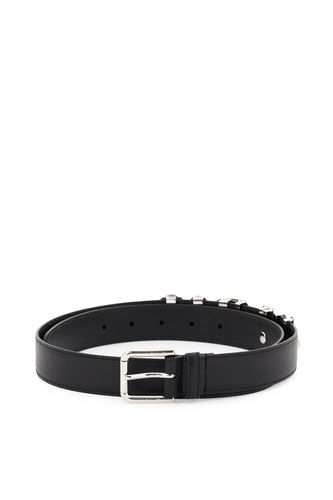 Lettering Leather Belt - Dolce & Gabbana - Modalova