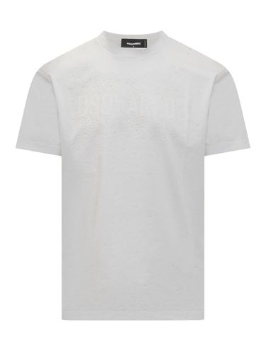 Logo Embellished Crewneck T-shirt - Dsquared2 - Modalova