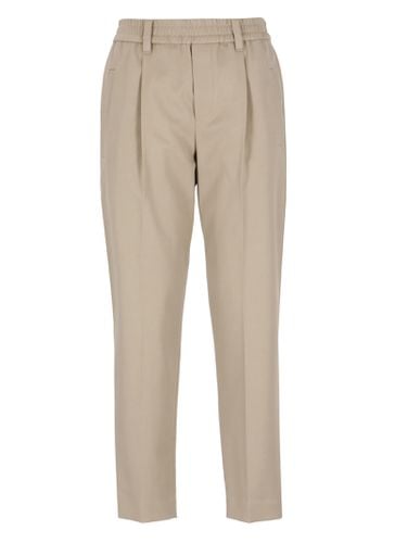 Embellished Elastic Waist Pants - Brunello Cucinelli - Modalova