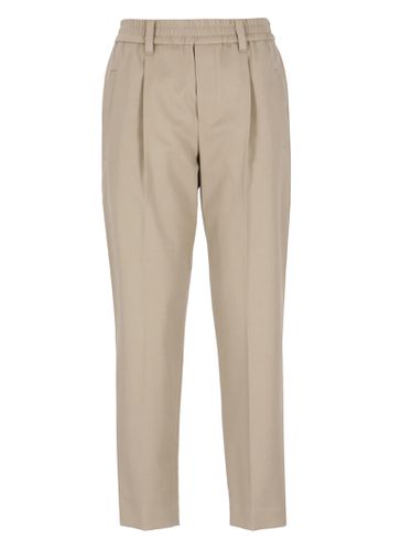 Embellished Elastic Waist Pants - Brunello Cucinelli - Modalova