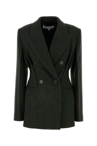 J. W. Anderson Bottle Green Wool Blend Blazer - J.W. Anderson - Modalova