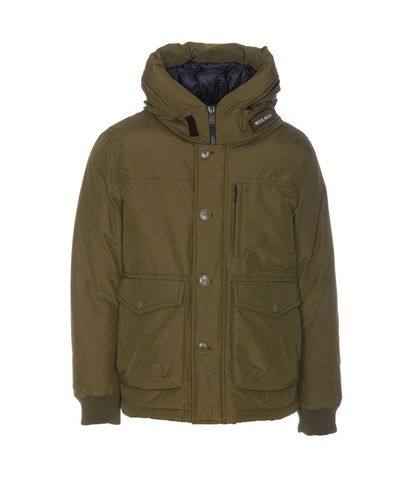 Ramar Cloth Hooded Bomber Jacket - Woolrich - Modalova