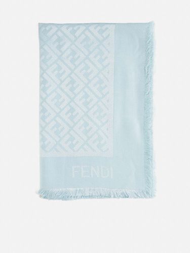 Fendi Ff Silk And Wool Shawl - Fendi - Modalova