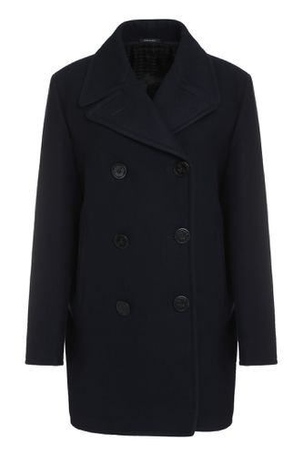 Prada Double-breasted Wool Coat - Prada - Modalova