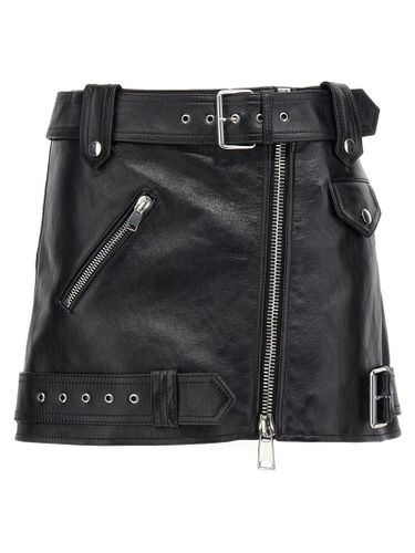 Alexander McQueen Biker Mini Skirt - Alexander McQueen - Modalova