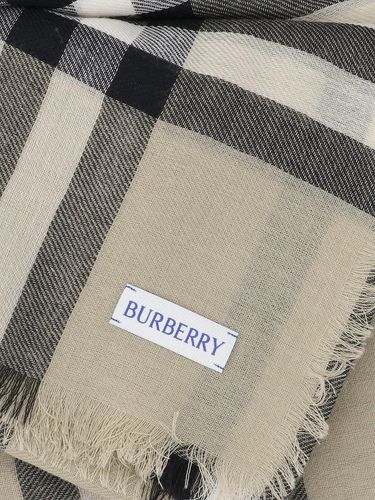 Burberry check Wool Scarf - Burberry - Modalova