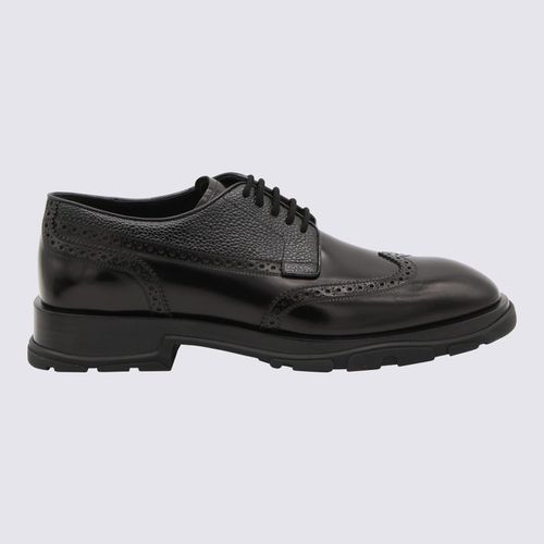 Leather Lace Up Shoes - Alexander McQueen - Modalova