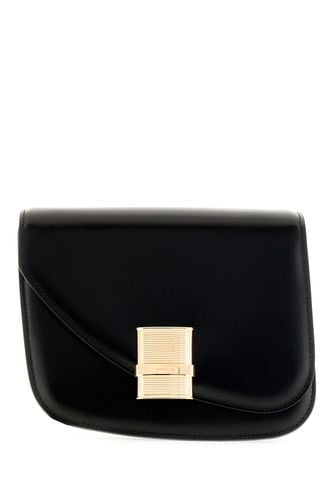 Black Leather Small Fiamma Crossbody Bag - Ferragamo - Modalova