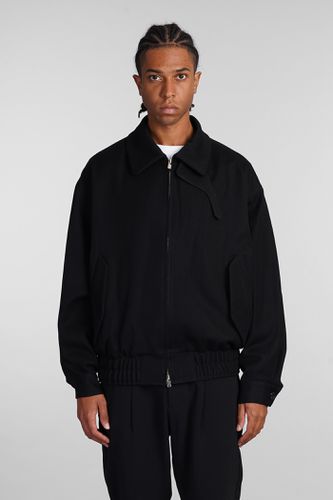 Attachment Bomber In Black Wool - Attachment - Modalova