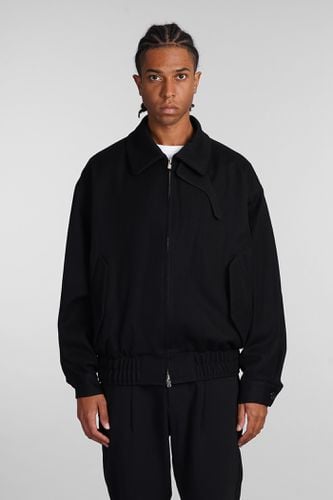 Attachment Bomber In Black Wool - Attachment - Modalova