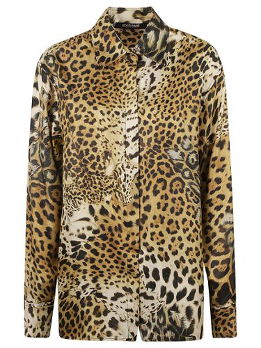 Animalier Print Shirt - Roberto Cavalli - Modalova