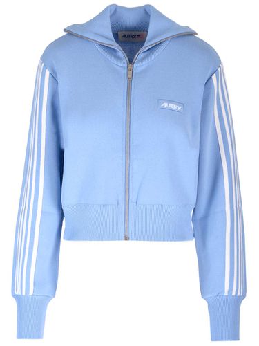Light Blue Sweatshirt With Zip - Autry - Modalova