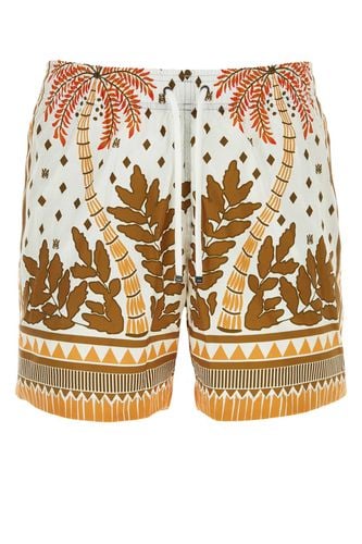 Printed Polyester Swimming Shorts - AMIRI - Modalova