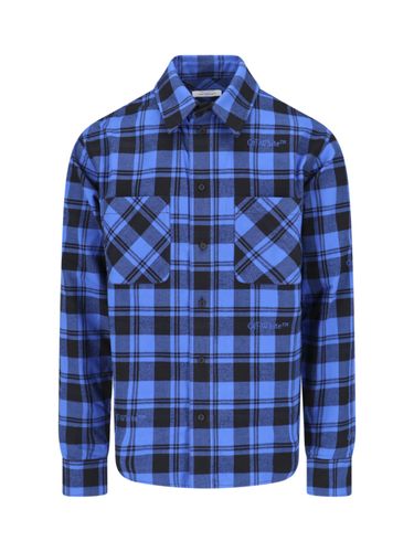 Off-White Check Flannel Shirt - Off-White - Modalova