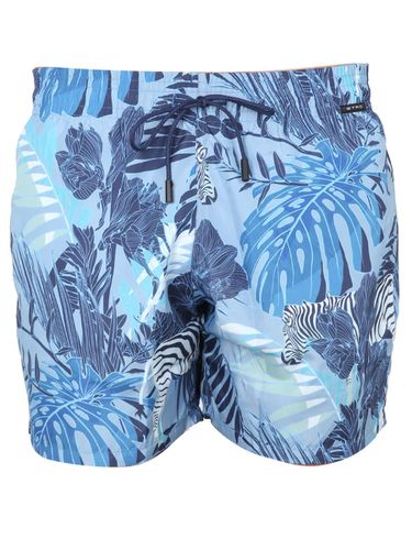 Boxer Swimsuit With Maxi Floral Print - Etro - Modalova