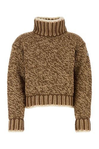 Moncler Two-tone Wool Blend Sweater - Moncler - Modalova