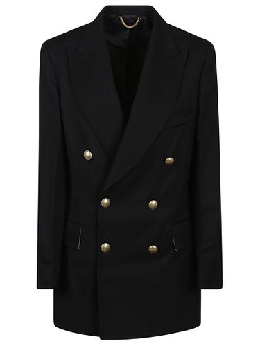 Button Detail Double Breasted Jacket - Victoria Beckham - Modalova