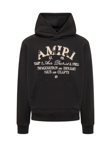 AMIRI Distressed Hoodie - AMIRI - Modalova