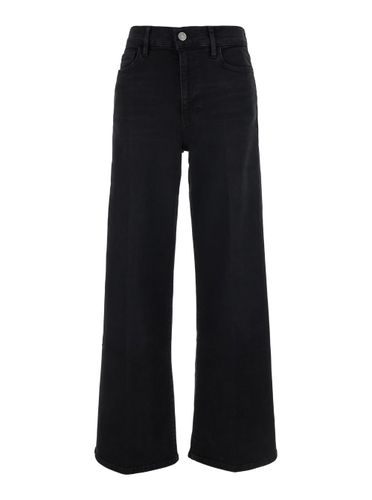 High Waist Palazzo Jeans In Denim Woman - Frame - Modalova