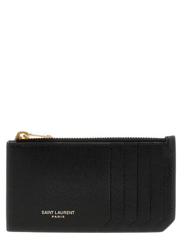 Ysl Credit Card Holder - Saint Laurent - Modalova