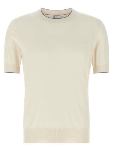 Brunello Cucinelli Knitted T-shirt - Brunello Cucinelli - Modalova