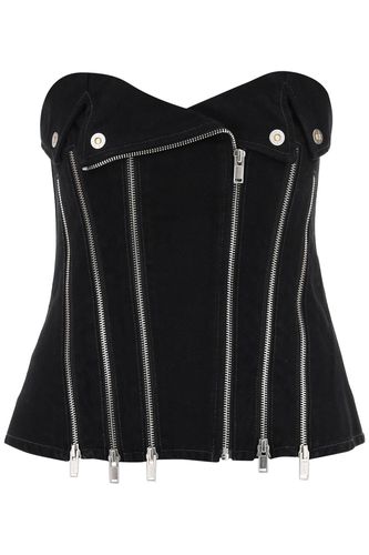 Dion Lee Denim Biker Corset Top - Dion Lee - Modalova