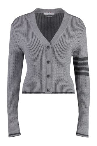 Thom Browne Virgin Wool Cardigan - Thom Browne - Modalova