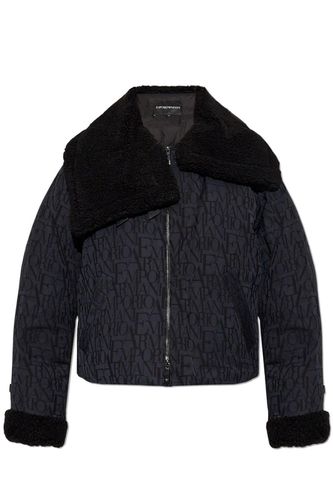 Emporio Armani Jacket With Fur Trim - Emporio Armani - Modalova