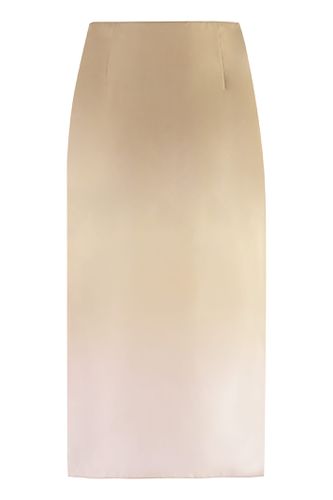 Prada Silk Midi Skirt - Prada - Modalova