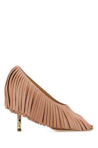 Antiqued Pink Leather Mona Pumps - Chloé - Modalova