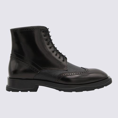 Leather Boots - Alexander McQueen - Modalova