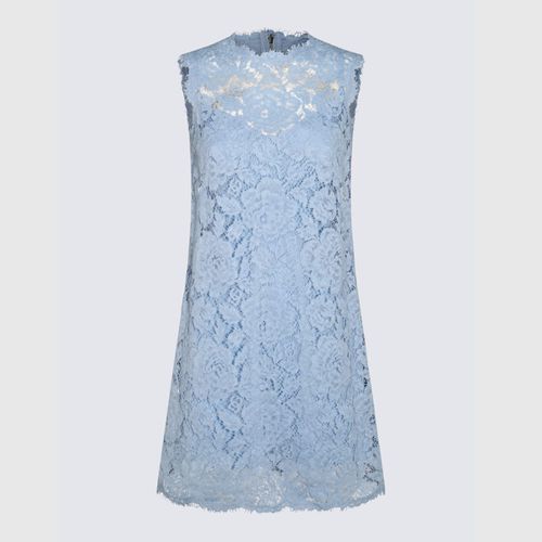 Light Blue Mini Dress - Dolce & Gabbana - Modalova