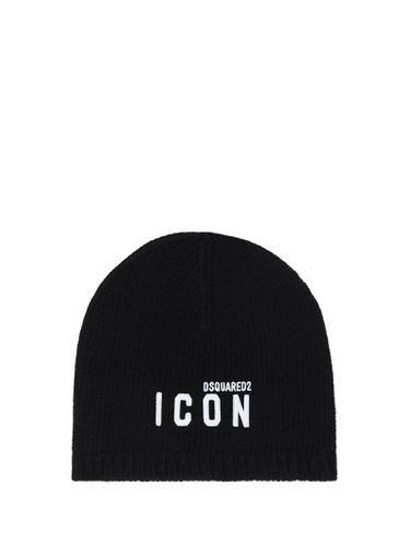 Icon Logo Embroidered Beanie - Dsquared2 - Modalova