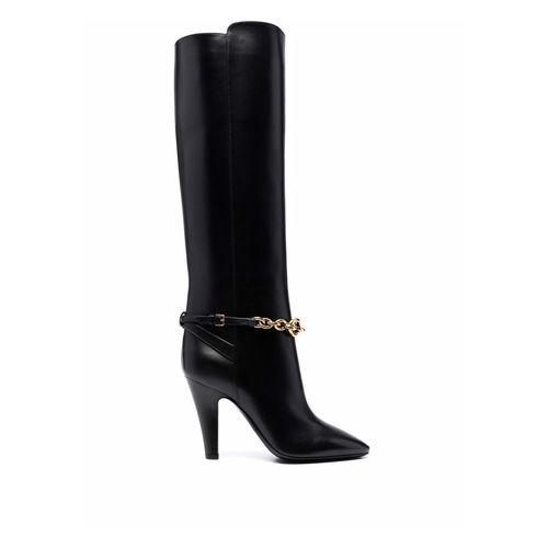 Saint Laurent Leather Boots - Saint Laurent - Modalova