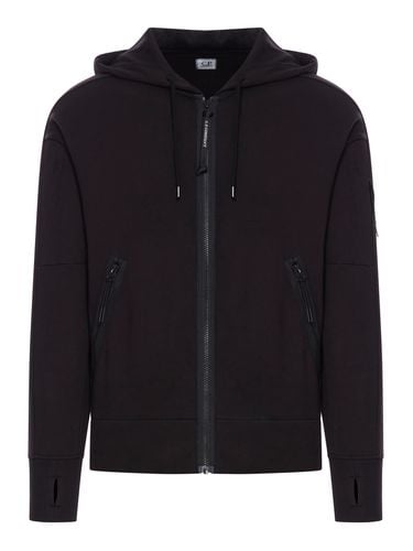 C. P. Company Diagonal Raised Fleece Full Zip Hooded Sweatshirt - C.P. Company - Modalova