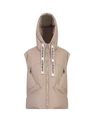 Sand Khris Iconic Padded Gilet - Khrisjoy - Modalova